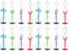 Colorful Office Thinking Hand Boiler, Glass Science Energy Transfer, Children Science Experiment, Love Birds Color Meter Hand Boiler, 4 Pcs (Red&GreenBlue&Purple) by C&H Solutions® (Pack of 4)