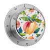 Colorful Peach Watercolor Kitchen Magnetic Timer, Visual Countdown Timers