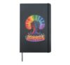 Color Our World Summer Reading Tee for Men,Women and Kids Hardcover Journal, Black