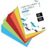 Coloured Cardstock, A4 Intense Assorted Colours, Coloured Sheets 180 g Crafts, Print Your Documents and Creative Designs, A4 Coloured Sheets · m-Office (x1000, Intense Assortment)