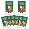 COMBLOOM 120 Pack Scratch Off Cards Santa Claus Scratch Off Cards Stickers DIY Coupon Scratch Off Tickets for Kids Reward Teacher Classroom Supplies Birthday Party Favors