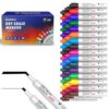 Comix Dry Erase Markers, Chisel Tip Whiteboard Markers, 48 Count 16 Colors