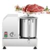 Commercial Food Processor, Stainless Steel Electric Meat Vegetable Blender Cutter, 1200W/1800W, High Power for Efficient Food Preparation