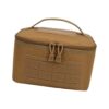 Compact Adventure Bag with Dependable Zipper Closure, | Customizable Utility Case Having Detachable Dividers (Khaki)