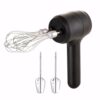 Compact Home Hand Mixer with 4 Detachable Attachments, Black