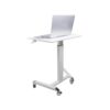 Compact Tech Desk Standing and Adjustable Desk,Writing and Computer Desk for Home Office