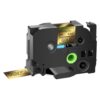 Compatible for Brother P Touch Label Maker Tape 24mm 0.94 Laminated Gold
