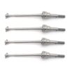 Compatible with Wltoys 12428 12423 12428-ABC 1/12 RC Car 4 Pcs Metal Front CVD Drive Shaft Upgrade Parts Accessories Shafts