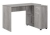 Computer Desk, Home Office, Corner, Storage Drawers, 46" l, L Shape, Work, Laptop, Grey Laminate,