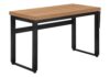 Computer Desk, Home Office, Standing, Adjustable, 48" l, Work, Laptop, Brown Laminate, Black Metal,