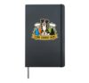 CONE COURSE CALM Dog Rally Cones Arrow Boards Training Hardcover Journal, Black