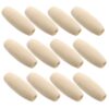 CONGARTENO 150 Pcs Natural Wooden Oval Beads Beige Maple Wood Spacer Beads with 2.5mm Hole Suitable for Jewelry Making and Crafting Projects, Versatile Use for DIY Bracelets and Accessories