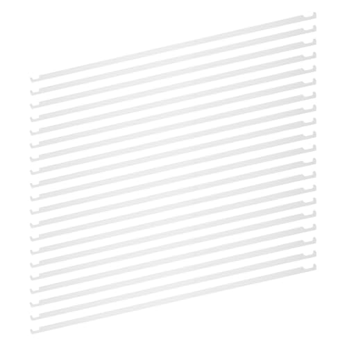 CONGARTENO 20pcs Iron Hanging File Bars for Wall Mounting, Reliable Receipts Organizer with Quick Retrieval Feature, Portable Hanging File Folder Holder for Home and School Use