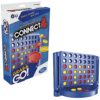 Connect 4 Portable Game for Ages 6 and Up, Grab and Go, 2 Players, Compact, Travel Size