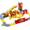 Κ Construction Quarry Track Р | Motorized Dump Truck Building Site Т with Moving Conveyor Forklift Station | STEM Construction Т Gift for Κ Boys Girls Age 3+
