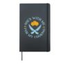 Cooking Cook Girlfriend Kitchen Chef She'S With Me For My Hardcover Journal, Black