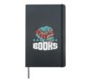 Cool Bookish Save The Books Book Lovers Readers T-Shirt Hardcover Journal, Black