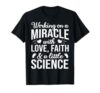 Cool IVF for Men Women Embryo Transfer Miracle Faith Science T-Shirt, Men, Black, XX-Large