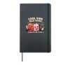 Cool Kids Read Books Cute Bookworm Reading Squad Hardcover Journal, Black
