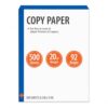 Copy Paper 8.5 x 11 Inch Letter Size, 20 lb, 92 Bright White, 500 Sheets