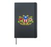 Coqui Frog Symbol Taino Boricua Puerto Rico Mens Womens Kids Hardcover Journal, Black