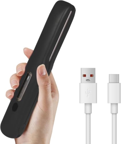 Cordless Hair Straightener, Travel Flat Iron Rechargable for Women, Portable Mini Hair Straightener and Curler 2-in-1, Fast Heating, Adjustable Temp for Car,Travel, On-the-Go Styling(Black)