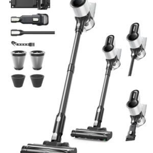 Cordless Vacuum Cleaner, 500W 45KPA 50Mins Stick Vacuum Cleaners for Home