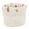 Corduroy Desktop Organizer Cylinder Large Cotton Quilted Cosmetic