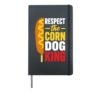 Corn Dog Lover State Fair Hardcover Journal, Black