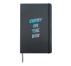 Corny On The Bob Funny Text Messages Funny Humor Quotes Hardcover Journal, Black