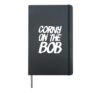 Corny On The Bob Funny Text Messages Funny Humor Quotes Hardcover Journal, Black