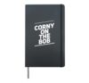 Corny On The Bob Funny Text Messages Funny Humor Quotes Hardcover Journal, Black