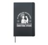 Correctional Officer Girl Vintage All Women Are Created Hardcover Journal, Black