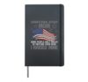 Correctional Officer Mom Mother Flag Correctional Officer Hardcover Journal, Black