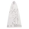 Cosine Ruler Parabola Ruler Featuring Anti Fatigue Grip for Extended Use in Calculus Classes and Technical Sketching Cosine Measuring Tool