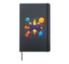 Cosmic Controller Universe Expansion Hardcover Journal, Black
