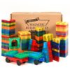 cossy 220Pcs Magnetic Tiles Magnetic 3D Building Blocks Set, Construction Toys for 3 4 5 6 7 8 Year Old Boy and Girl with Stronger Magnets, Educational Toys, Recreational, Conventional