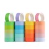 Cotrida 24 Rolls Washi Tape Set, 15mm Macaron Colored Masking Tape, Decorative Tape for Bullet Journaling, Scrapbooking, DIY Arts & Crafts, Vision Board, Holiday Decoration
