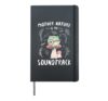 Cottagecore Aesthetic Frog Mother Nature Is My Soundtrack Hardcover Journal, Black