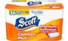 cott ComfortPlus Toilet Paper, 36 Mega Rolls