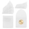 Coufce 50 Pcs 2.1x2.2 Inch Clear PVC Coin Sleeves