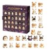 Countdown Calendar 2D 24 Days Funny Spooky Animal Desk Decor