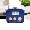 Countdown Cooker Shape Timers for Cooking Magnetic Digital Up