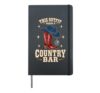 Country Bar Girls Western Girls Line Dancing Gift Hardcover Journal, Black