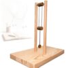 COYEUX Wooden Chaotic Double Pendulum Decoration, Kinetic Energy Model for Desk Ornament, DIY Physics Demonstration, Triple Weighted Link Structur, for Physics Enthusiasts Science Kits