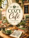 Cozy Café Coloring Book for Adults & Kids: 50 Relaxing Café, Coffee Shop, Bakery & Coffeehouse Scenes to Color | Cute Cozy Coloring Book for Stress Relief, Relaxation & Mindfulness | 8.5 x 11 Inches