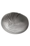 Cozy Cloud 8 Foot Giant Bean Bag Chair, Oversized Floor Lounger, Gray Microfiber, Indoor Living Room Furniture