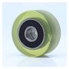 CPMBBBVCK Power Transmission Products PU 608 Bearing 8x28x14mm Shaft 8mm Pulley Roller with Two Bearings Low Noise Polyurethane Guiding Wheel Pinch Ball(2Pcs)