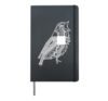 CPU Bird PCB Computer Science Birds Hardware Hardcover Journal, Black