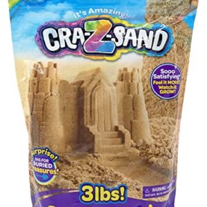 CRA-Z-Sand 3lb Bag of Beach Sand, Fun Sensory Toy w/ Tools for Ages 4+